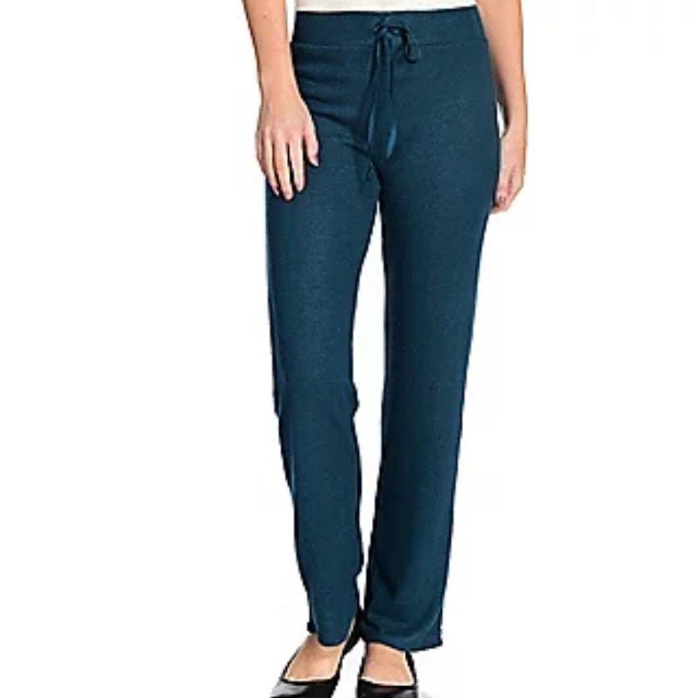 OSO Casuals Brushed Knit Elastic Waist Wide Leg Lounge Pants. Sz Lrg